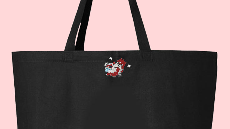 #0263 shiny tote bag