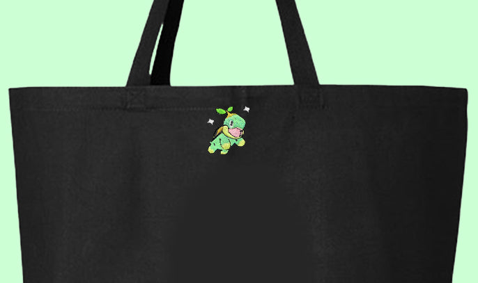 #0387 shiny tote bag