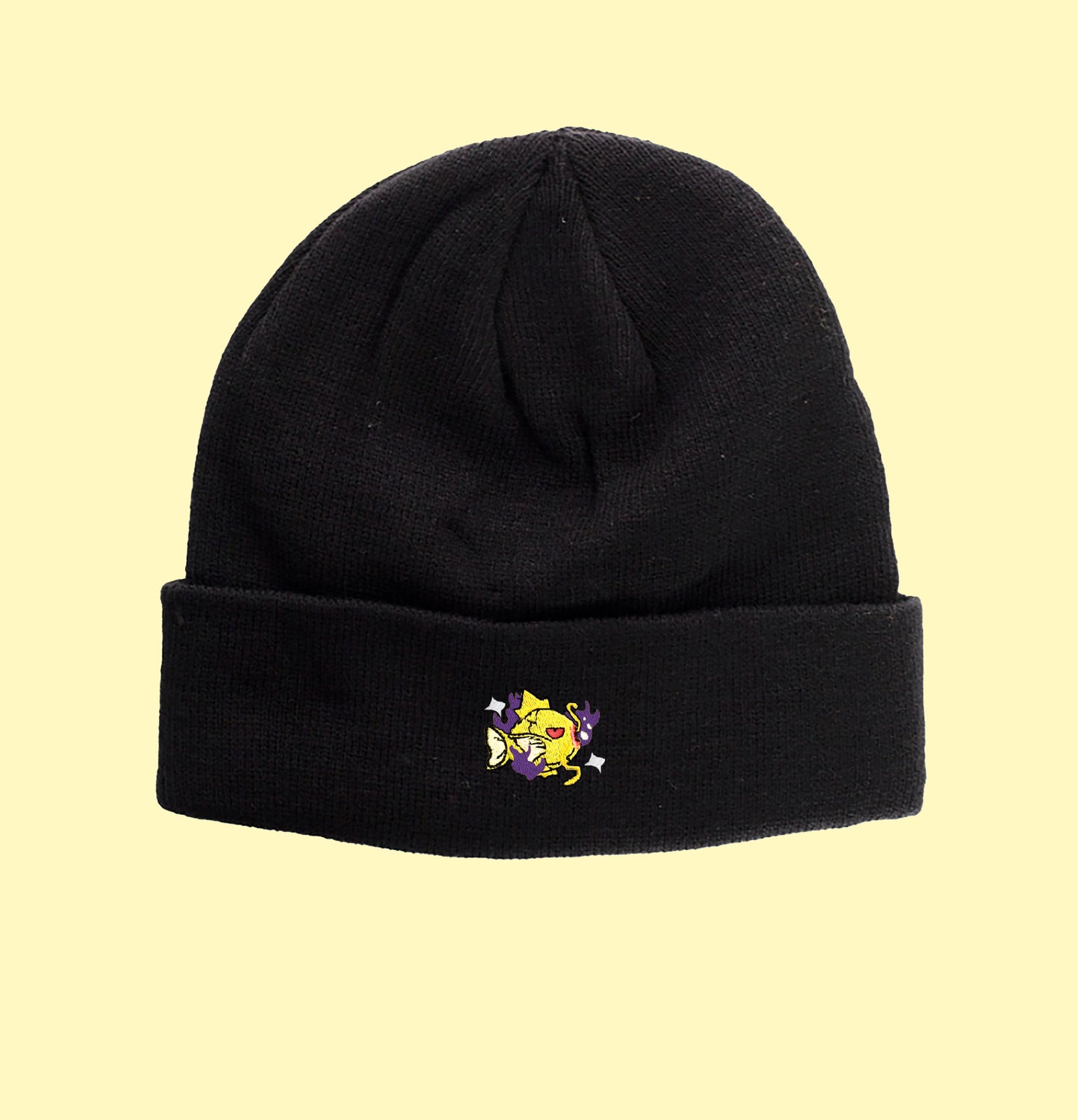 #0129 shadow shiny beanie