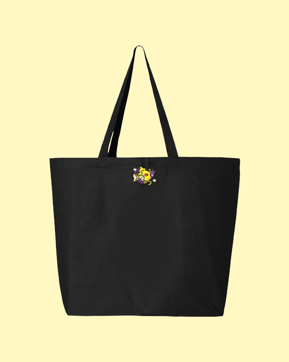 #0129 shadow shiny tote bag