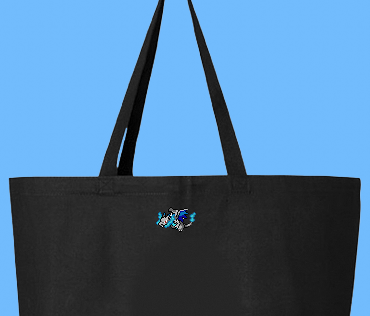 charizard sprite mega x tote bag
