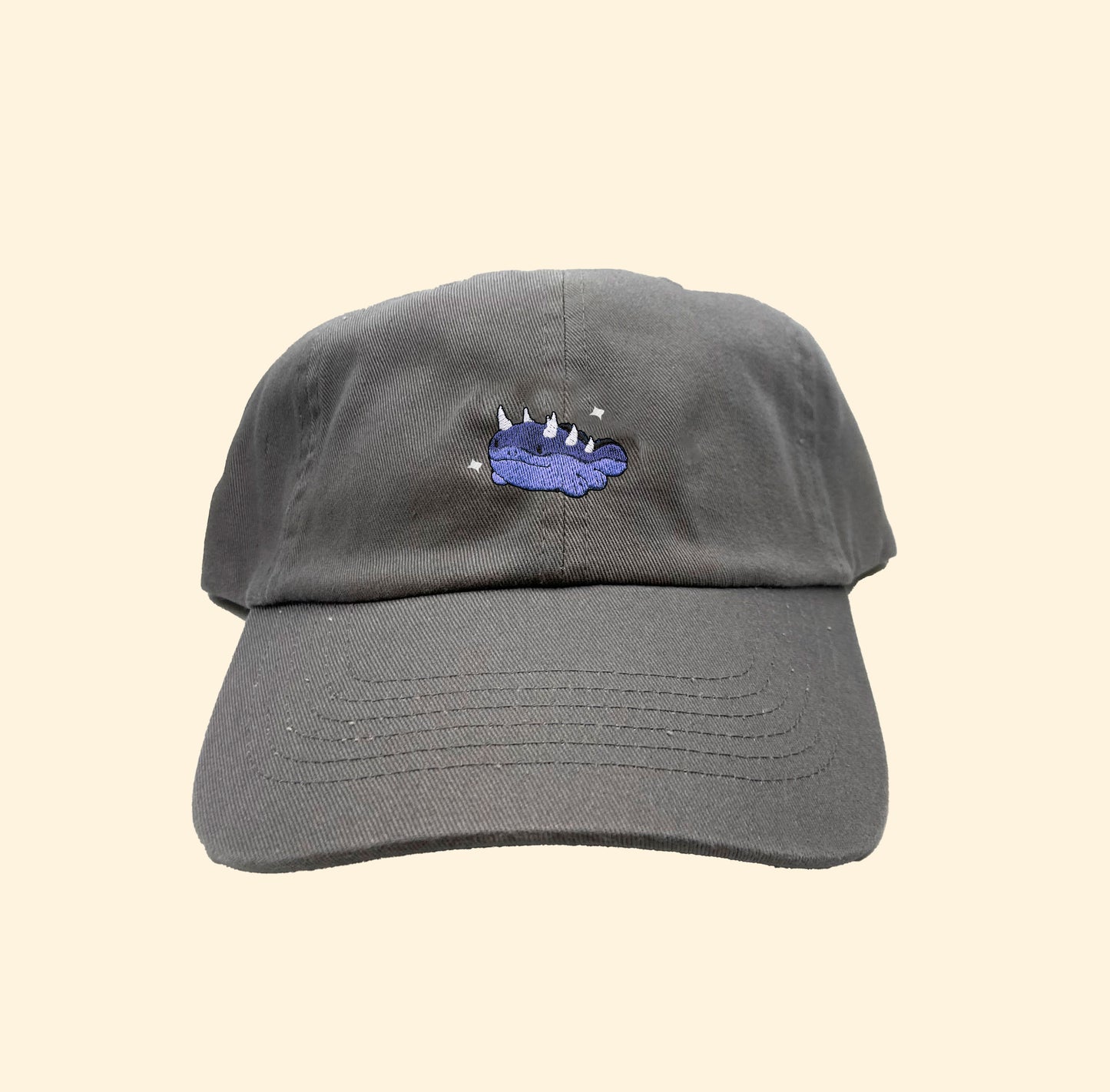 #0980 spiked shiny dad hat