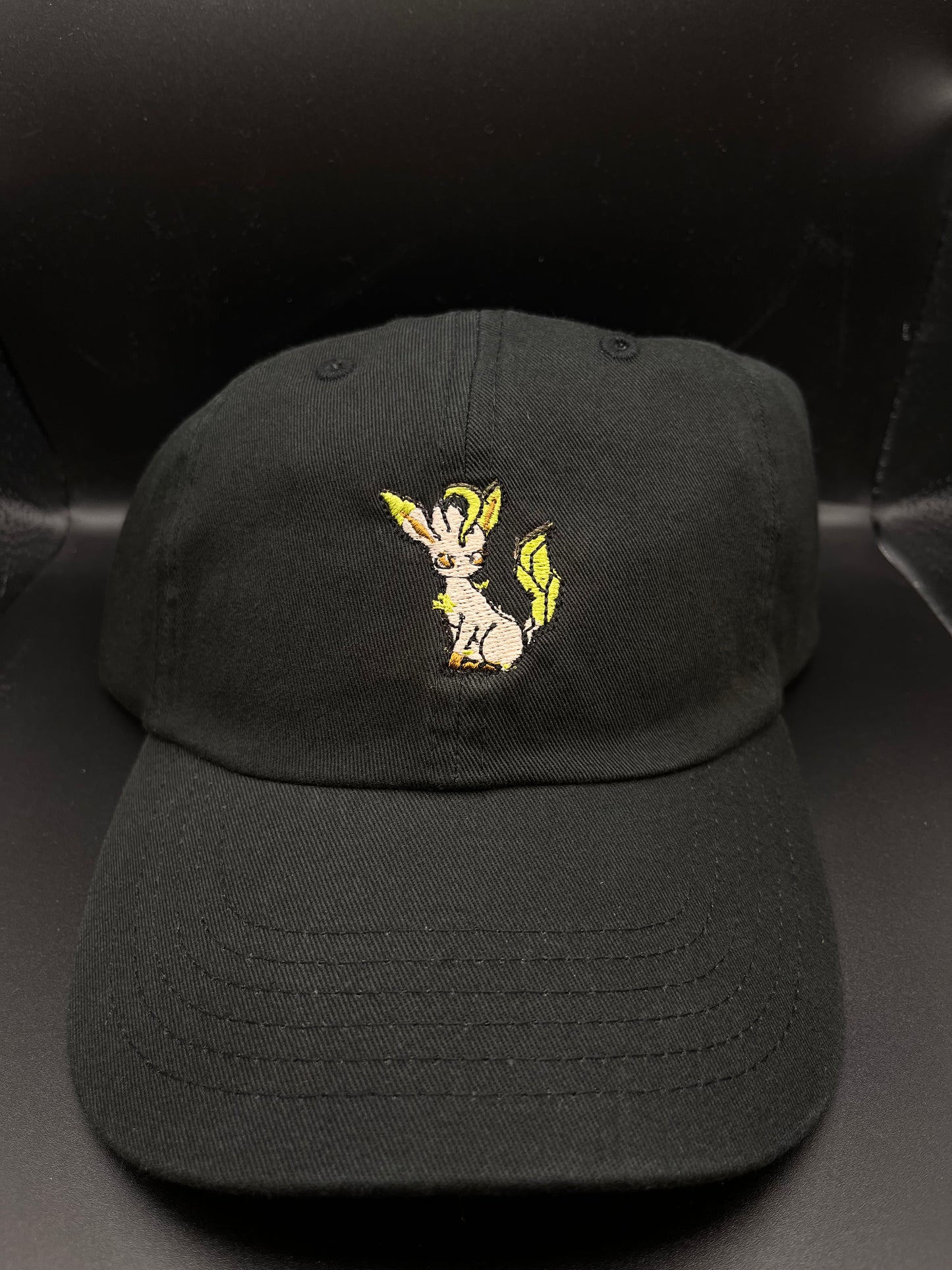 Leafeon embroidered dad hat