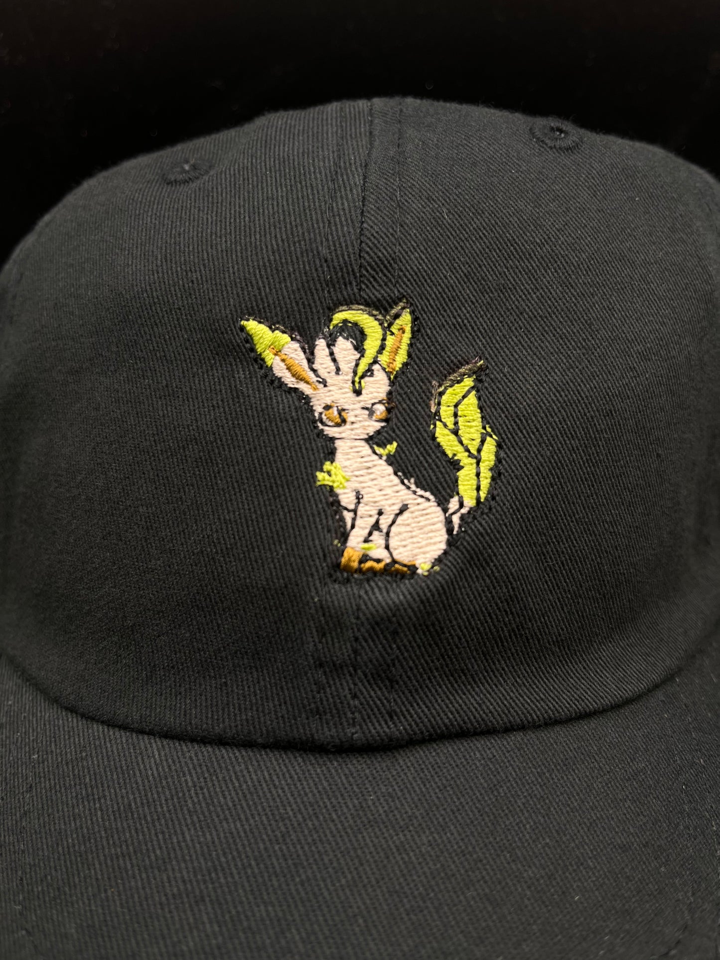 Leafeon embroidered dad hat