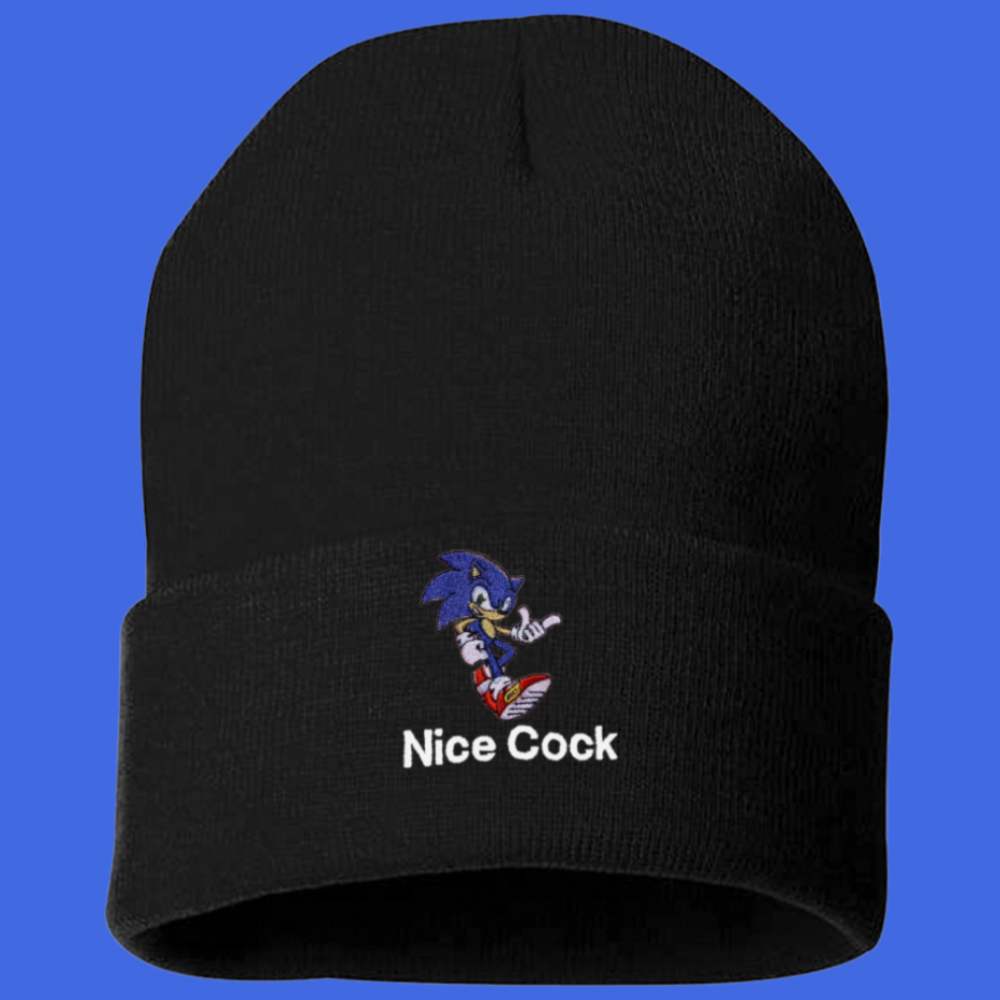 sonic nice cock beanie