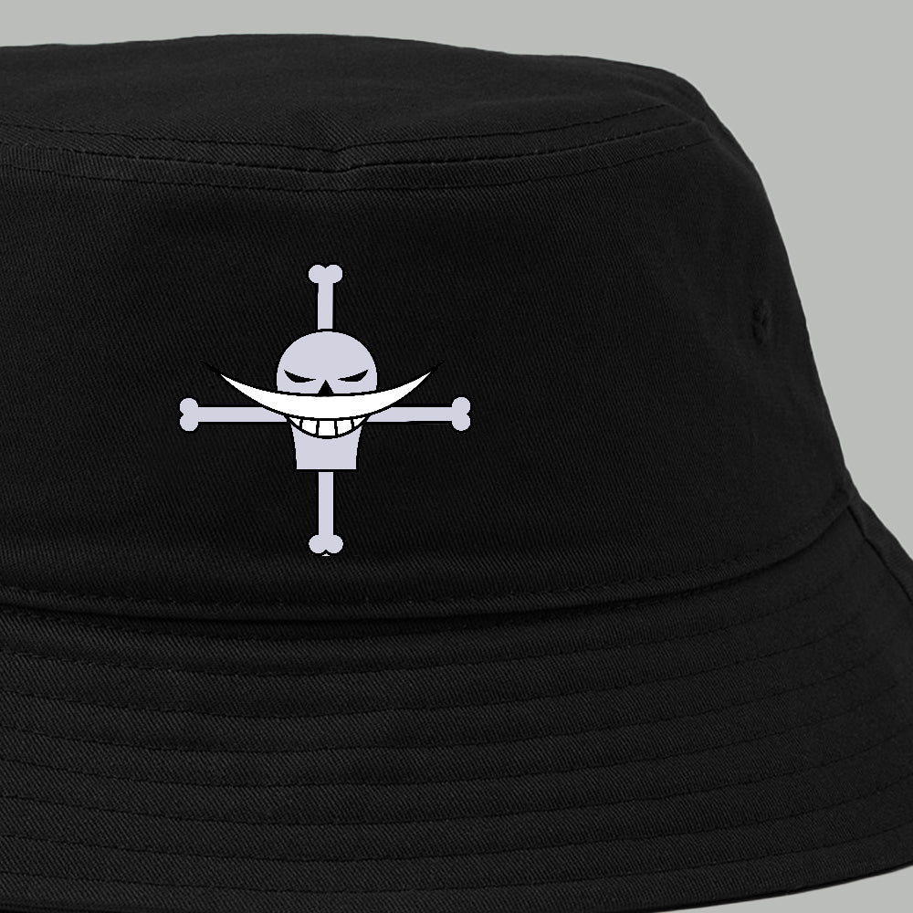 Whitebeard pirates jolly roger bucket hat