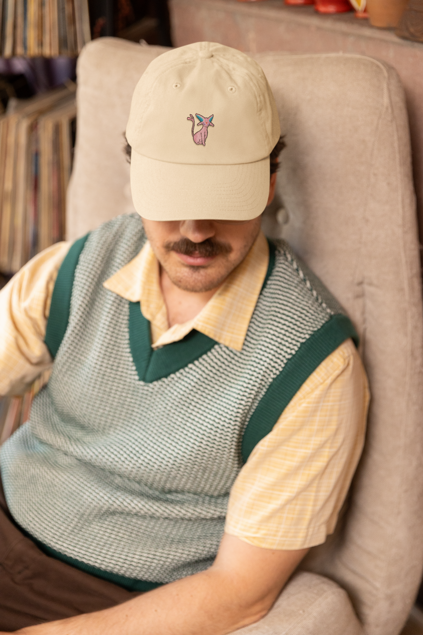 Espeon Embroidered Dad Hat