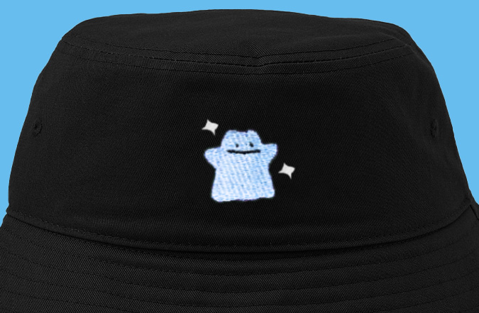 #0132 shiny bucket hat