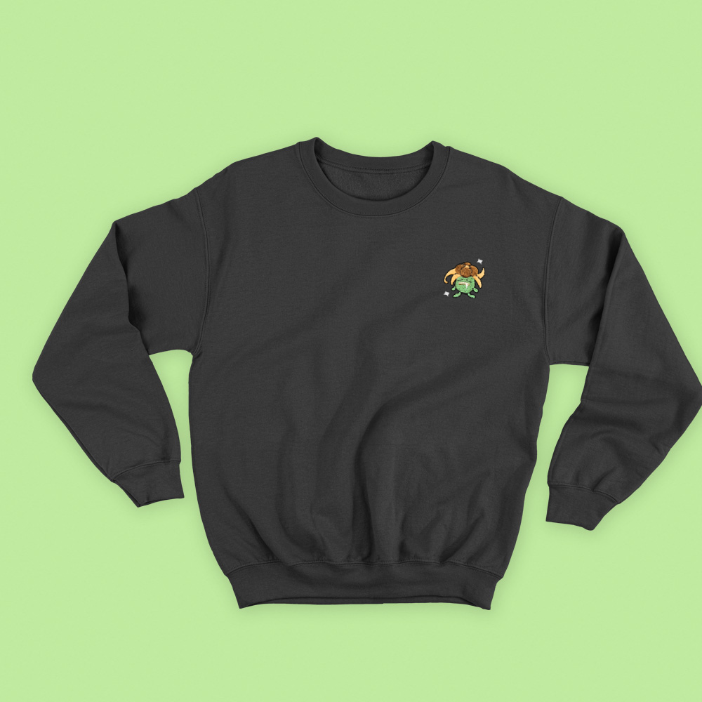 #0044 shiny sweatshirt