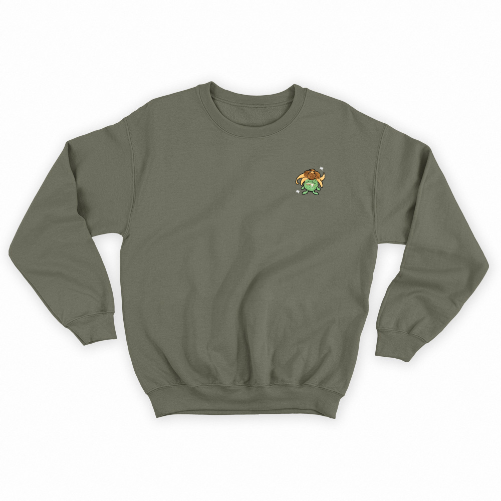 #0044 shiny sweatshirt