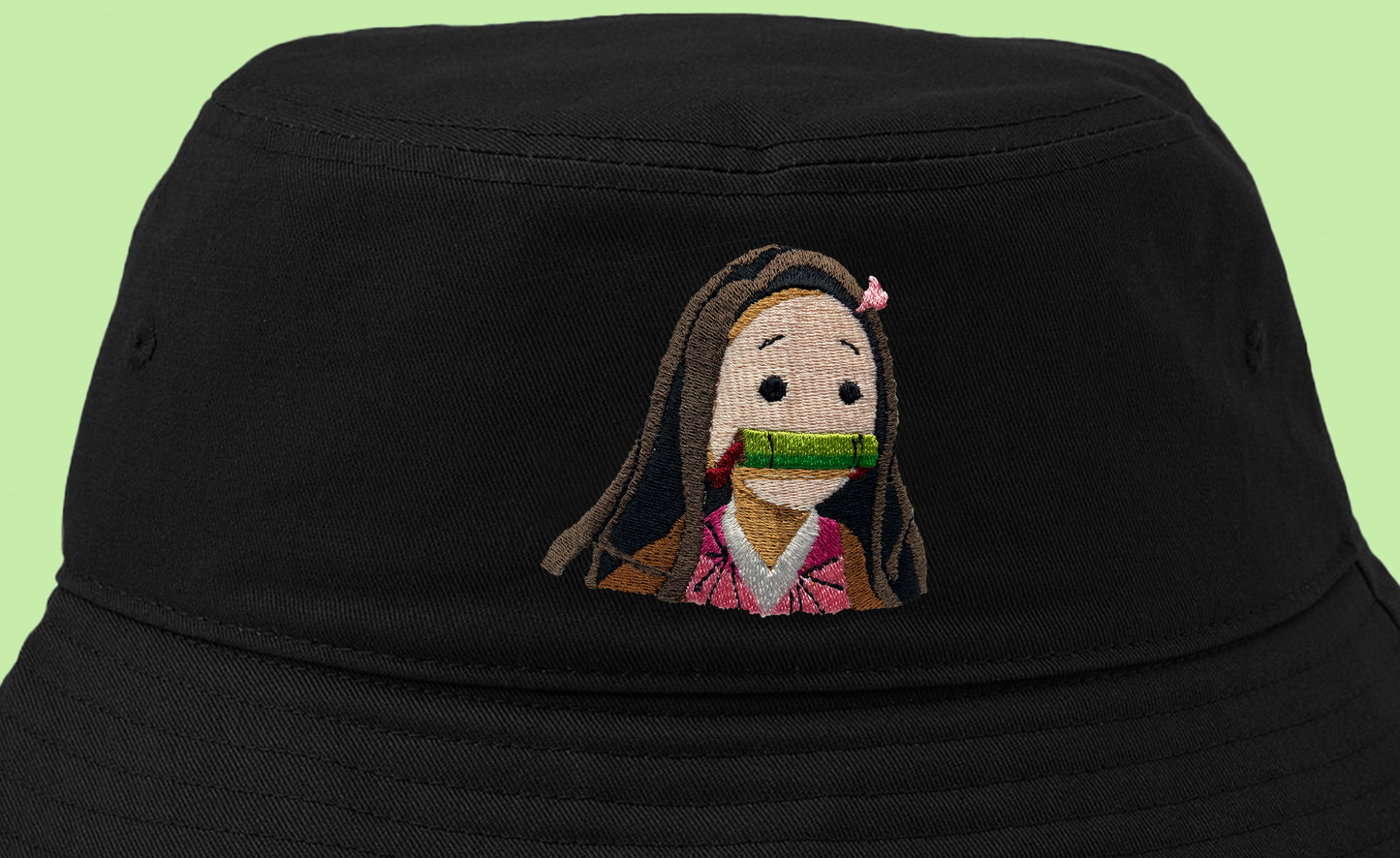 nezuko dirp demon slayer bucket hat