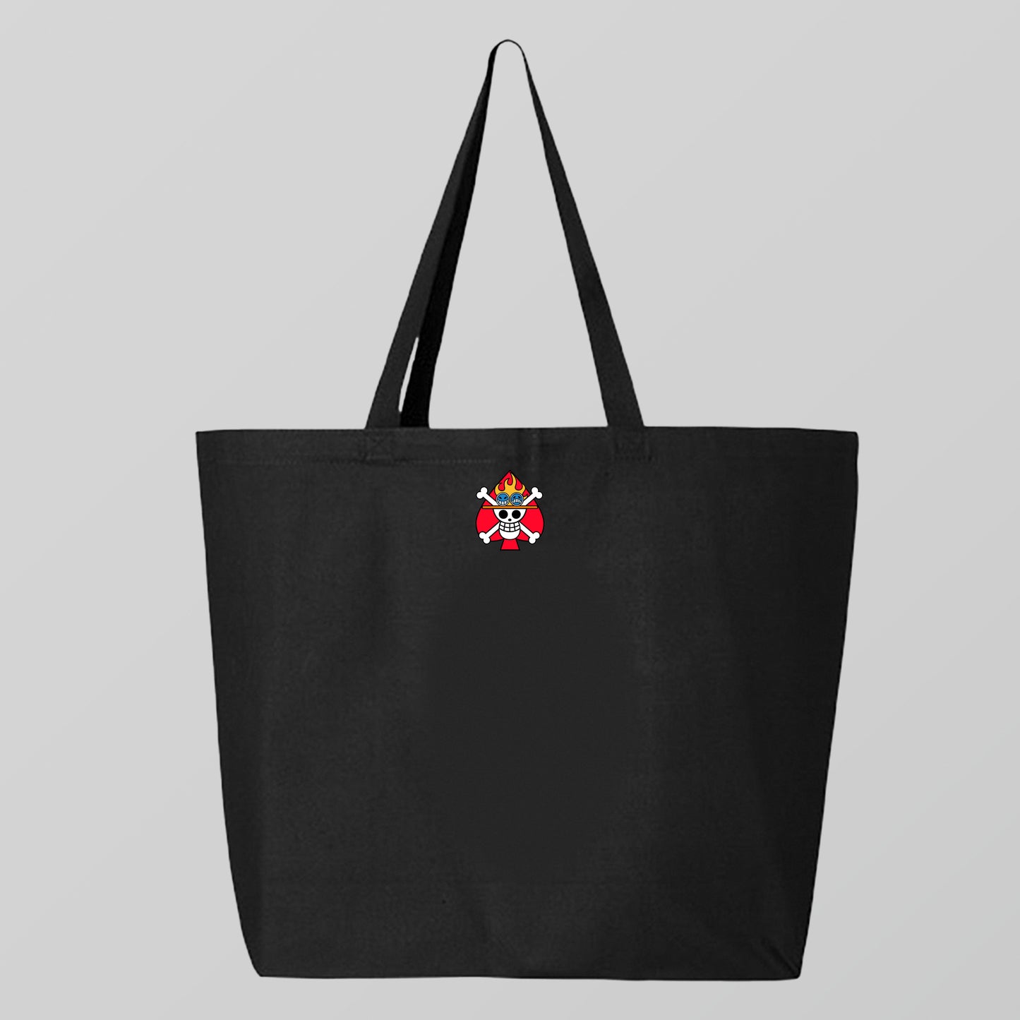 Spade Pirates jolly roger tote bag