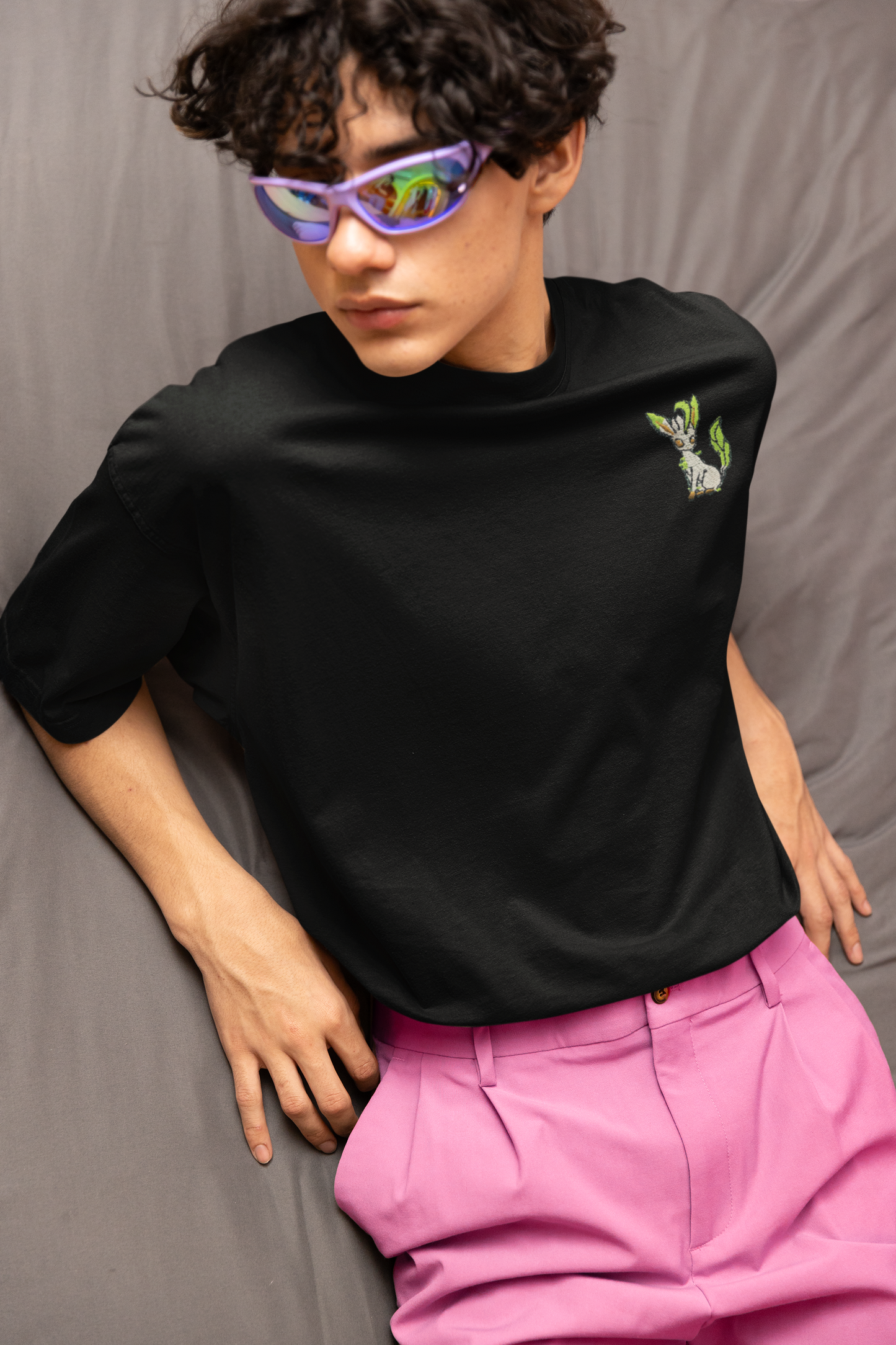 Leafeon Embroidered Tee Shirt