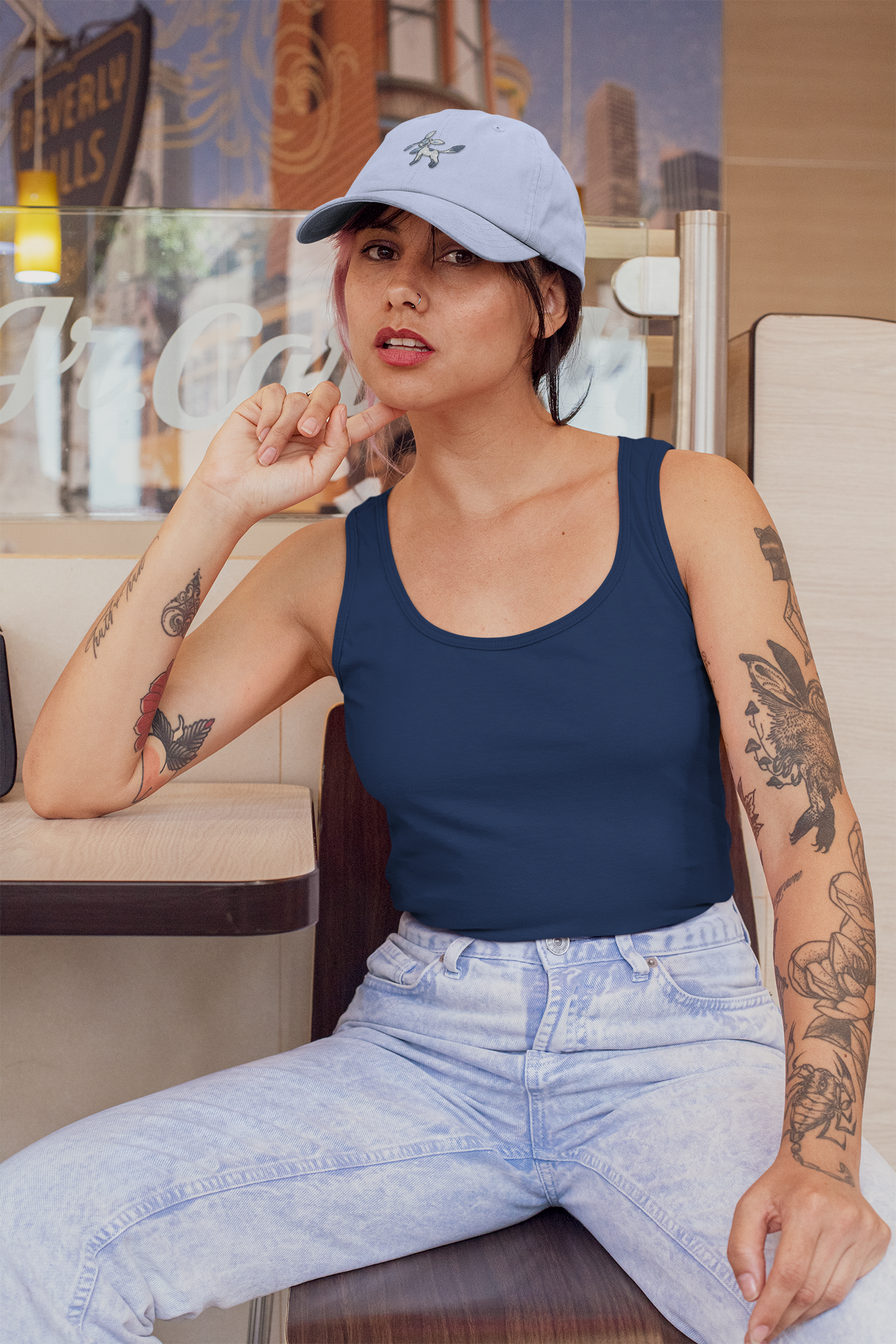 Glaceon Embroidered Dad Hat