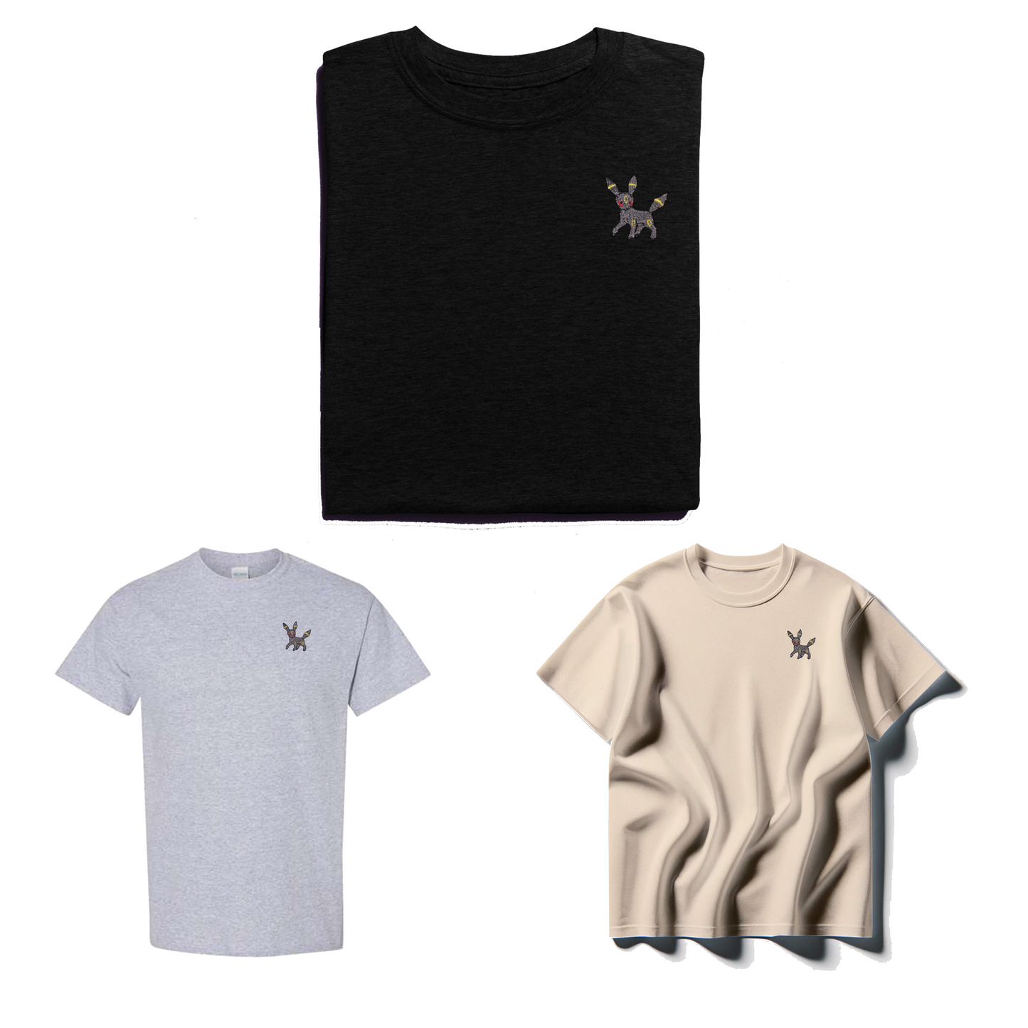 Umbreon Embroidered Tee Shirt
