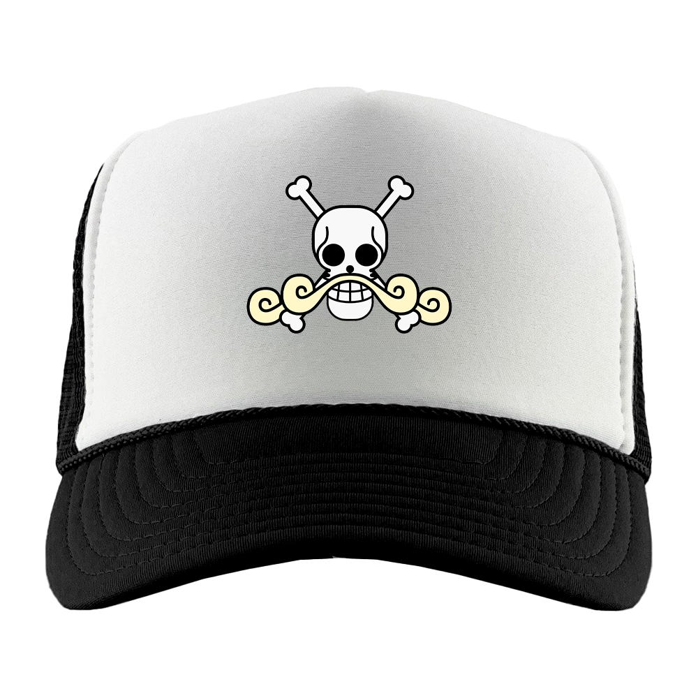 Roger Pirates jolly roger foam trucker