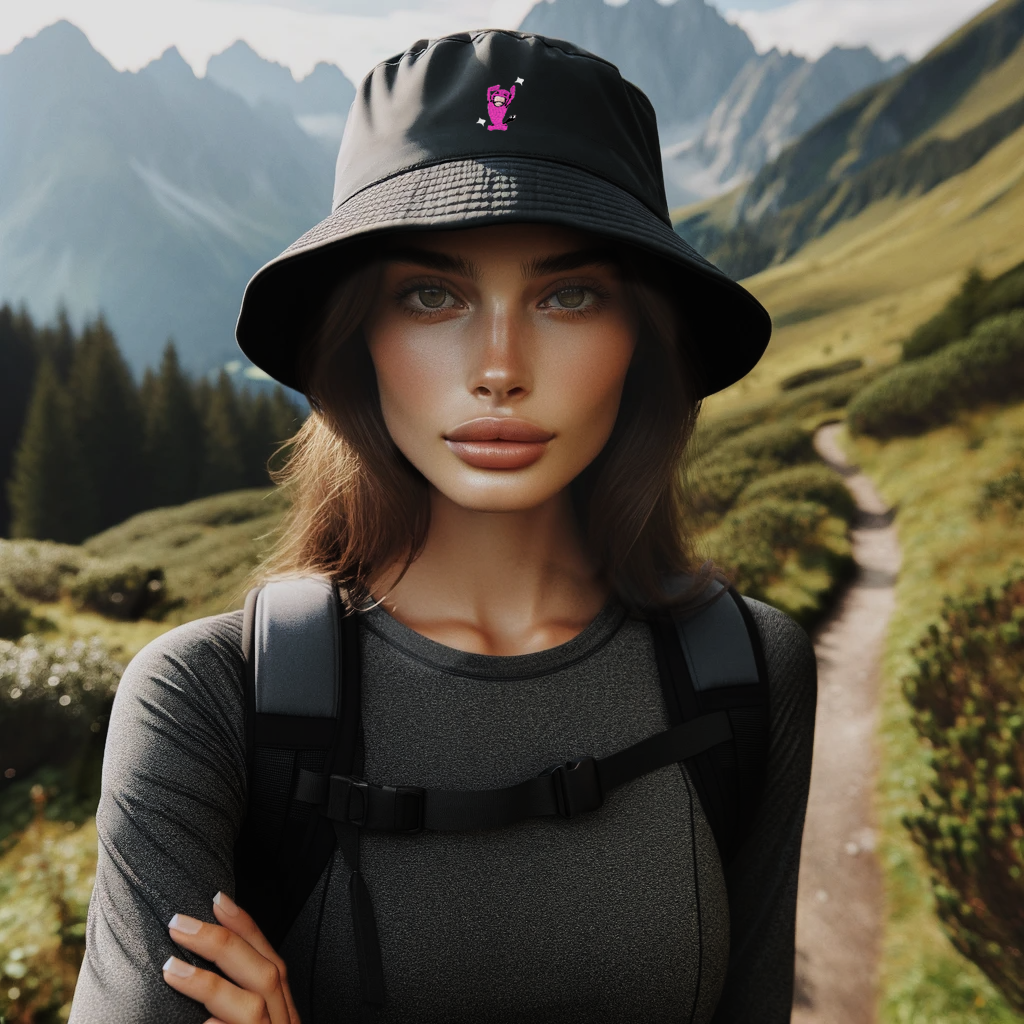 #0202 shiny bucket hat