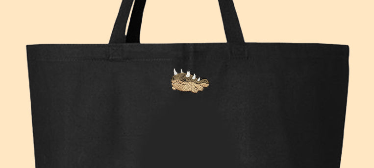 #0980 spiked tote bag