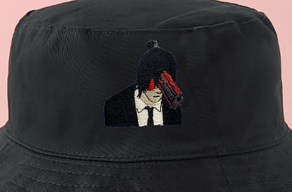 aki gun devil chainsaw man bucket hat