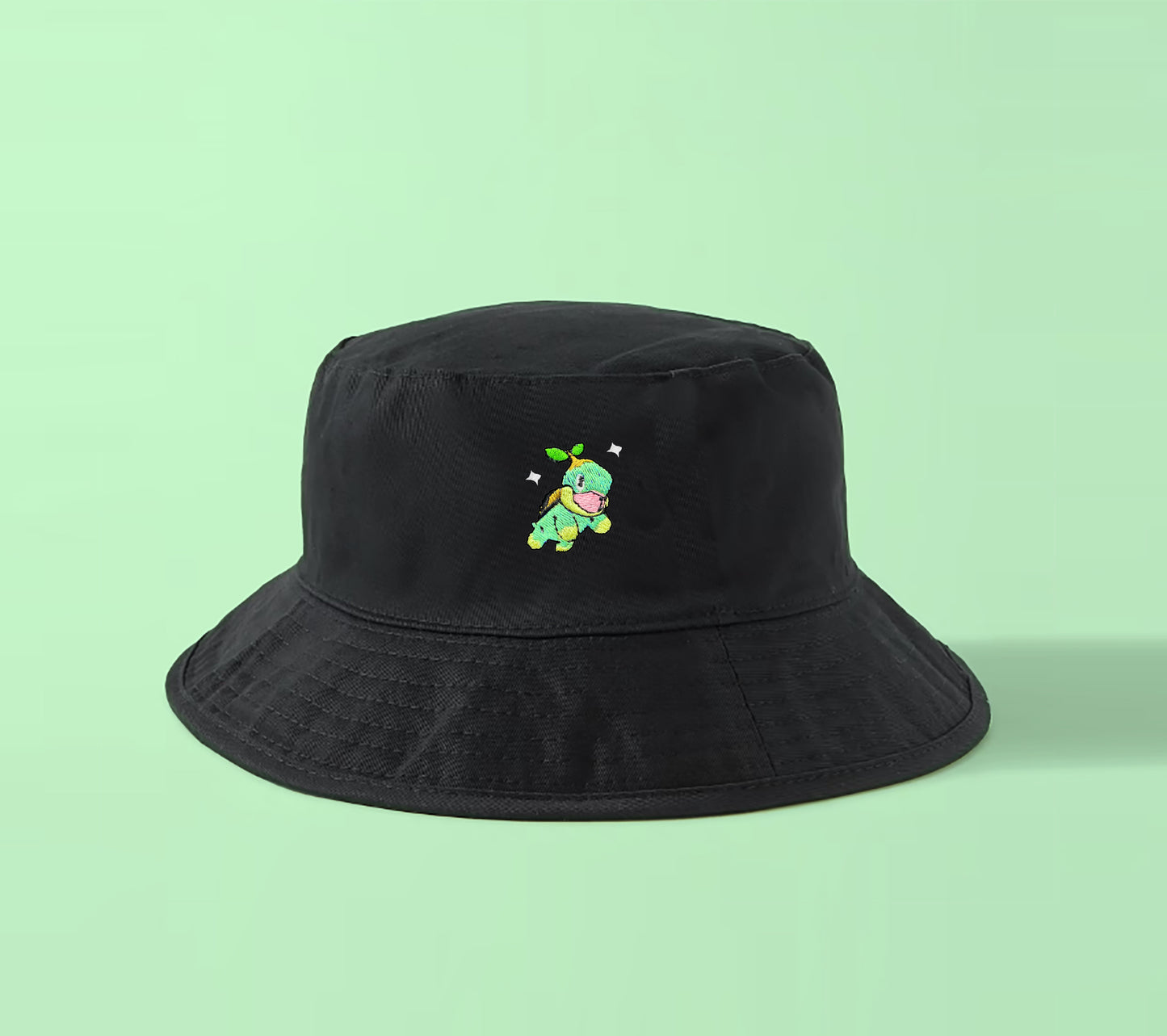 #0387 shiny bucket hat