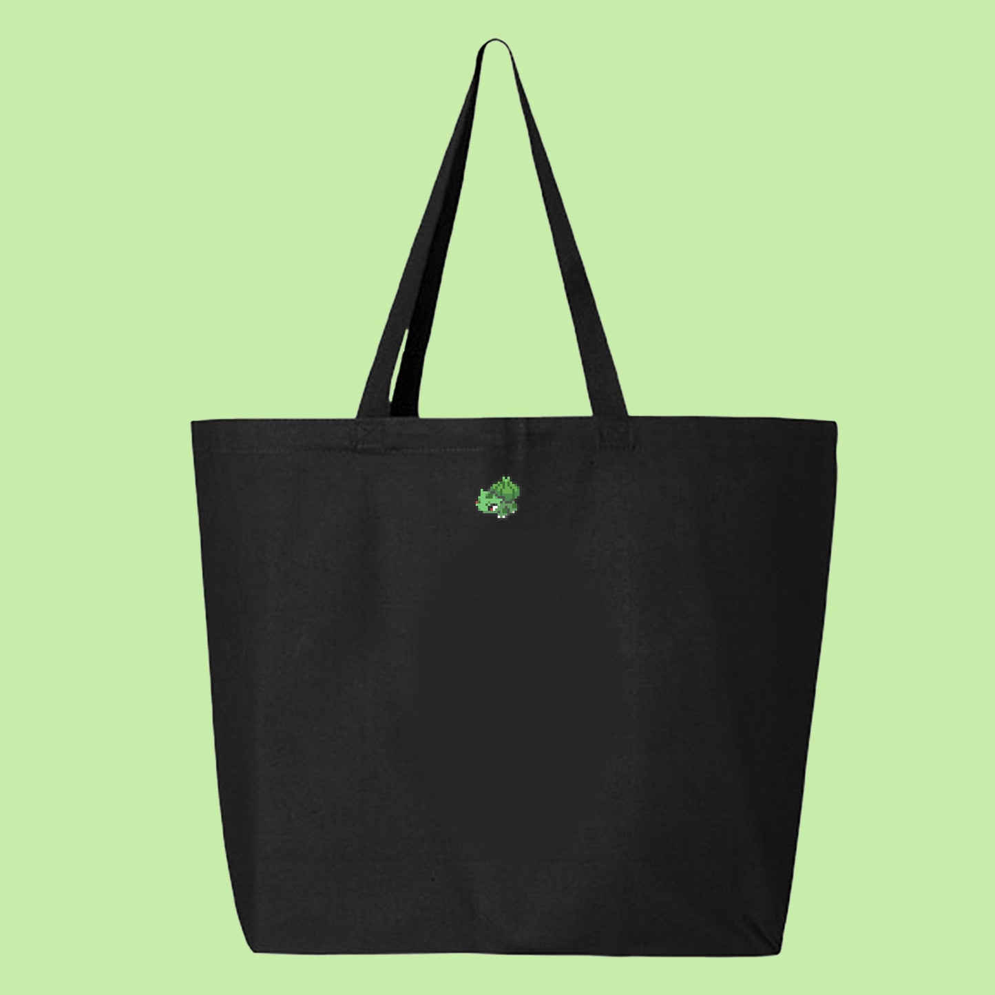 bulbasaur sprite shiny tiny tote bag