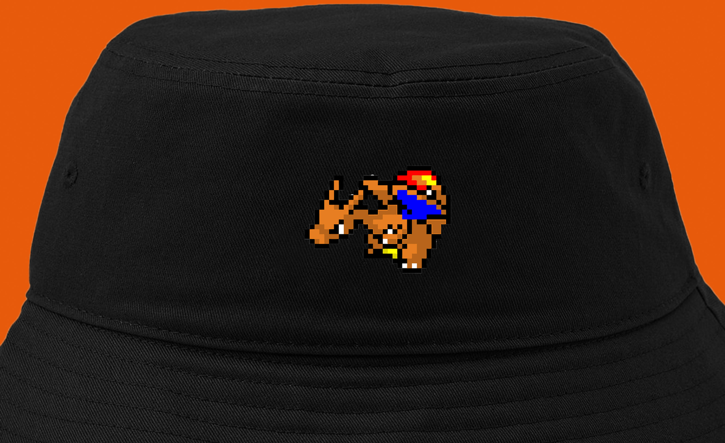 charizard sprite tiny bucket hat