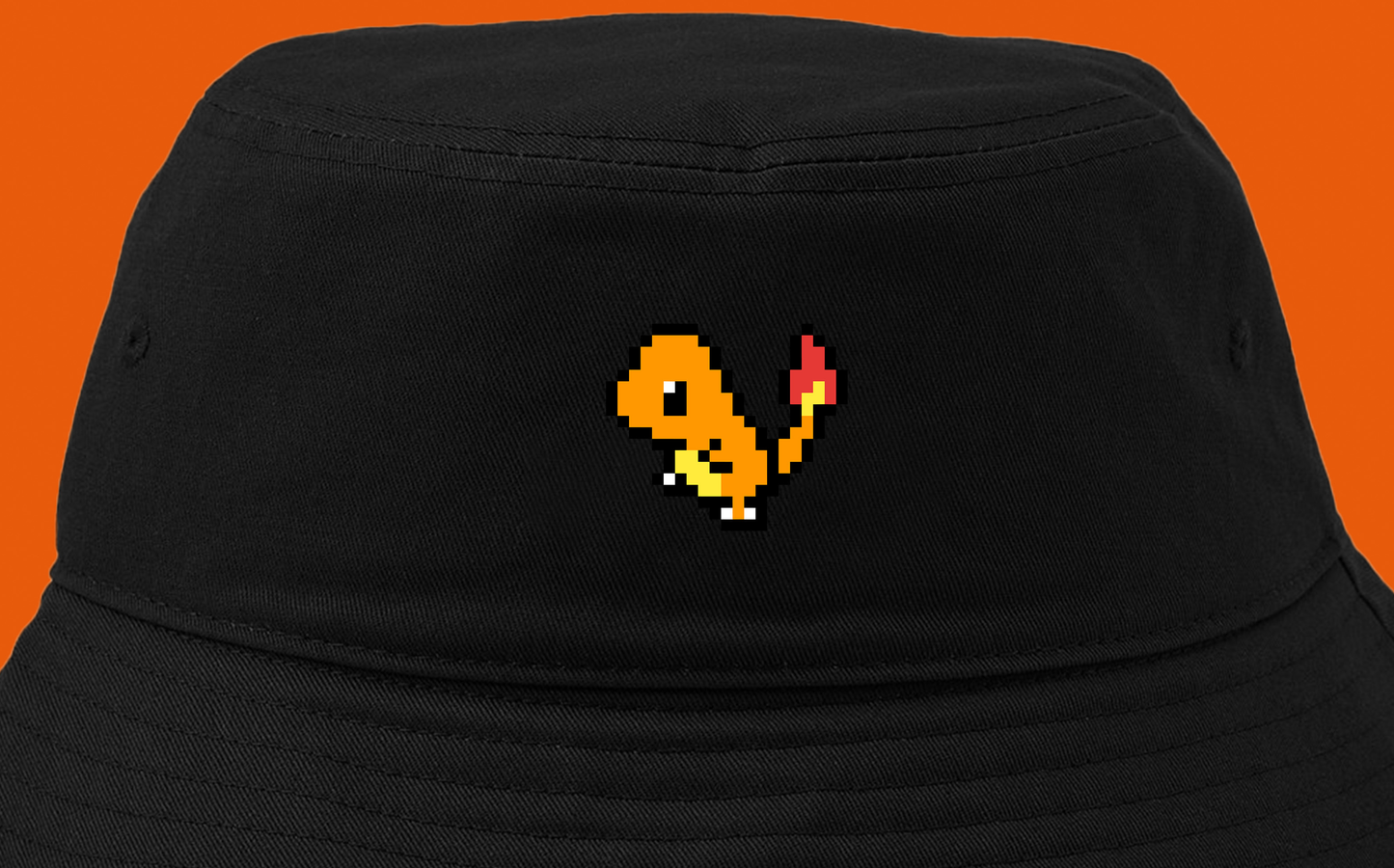 charmander sprite tiny bucket hat