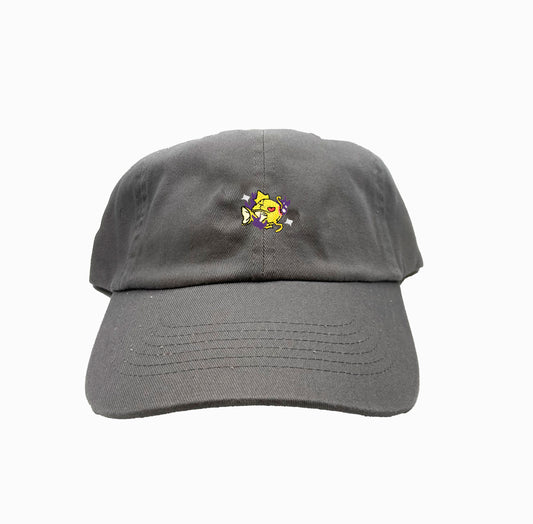 #0129 shadow shiny dad hat