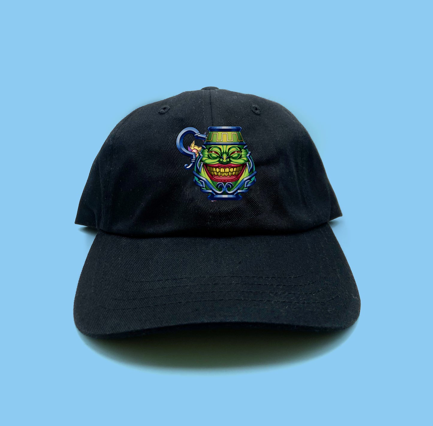 pot of greed dad hat