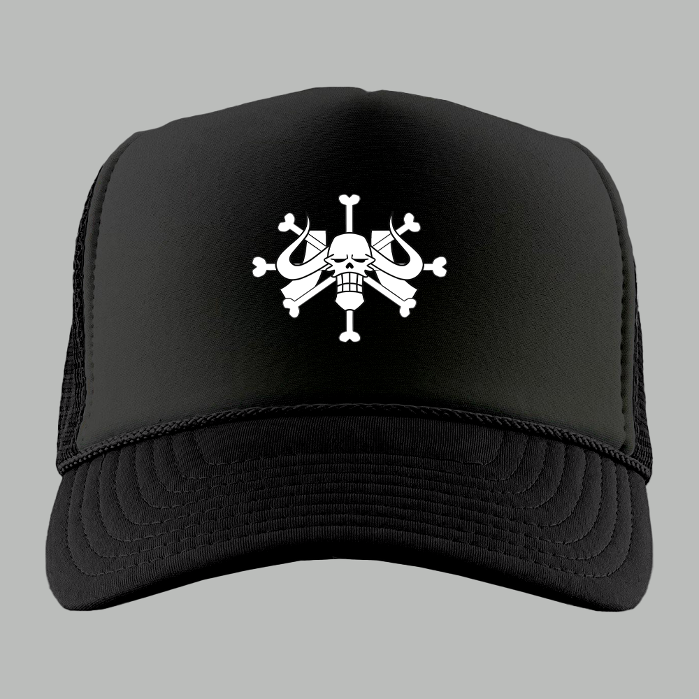 Beast Pirates jolly roger foam trucker