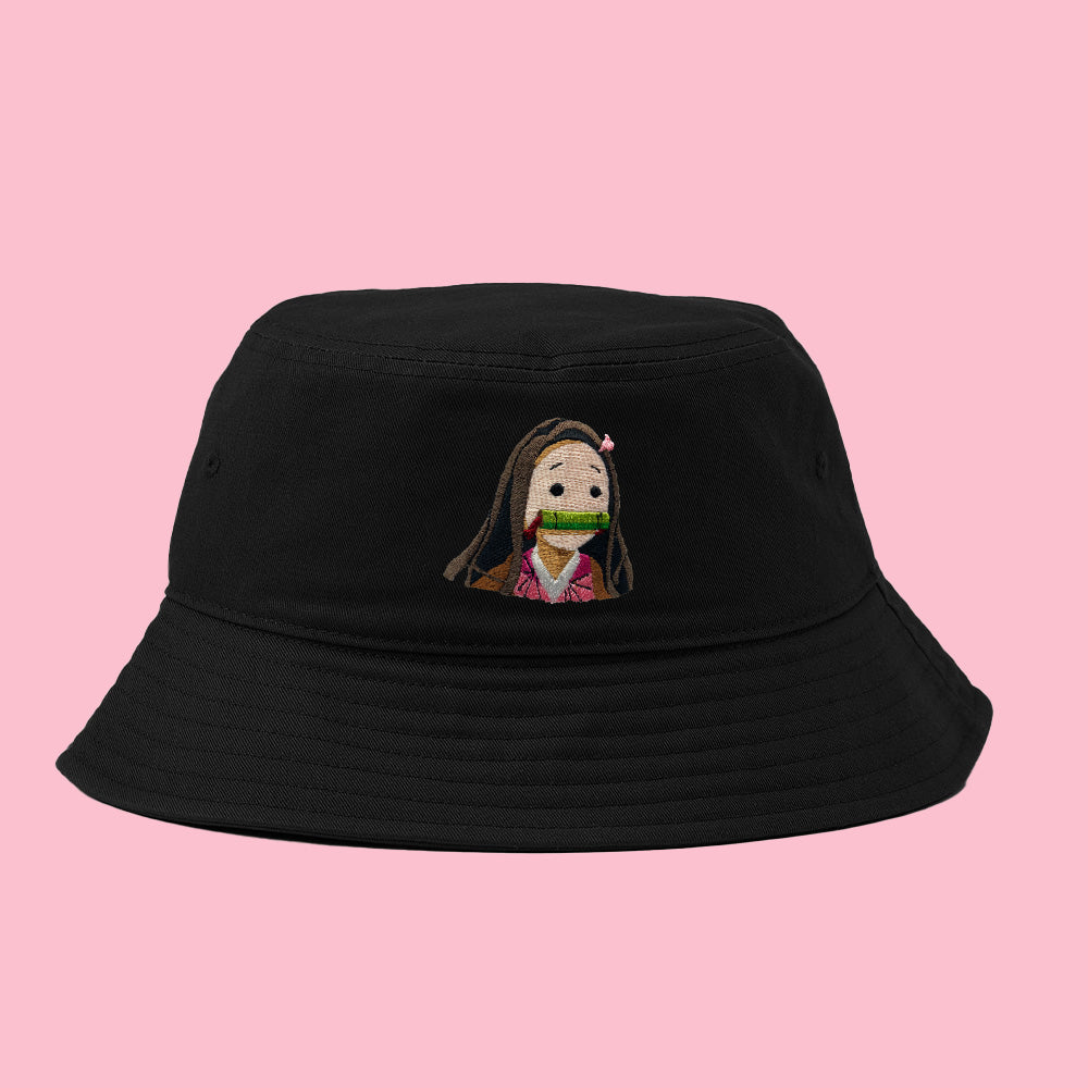 nezuko demon slayer bucket hat