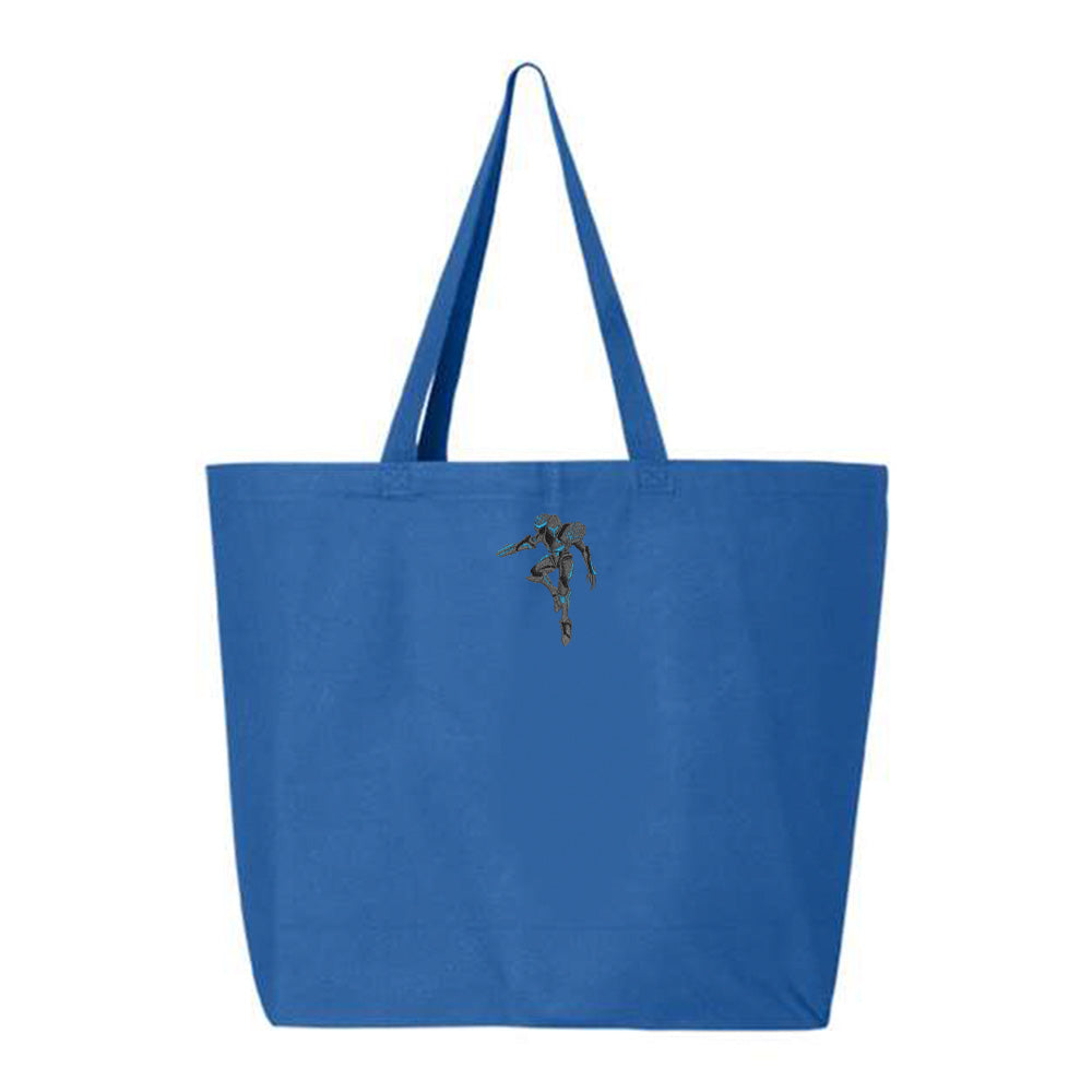 dark sammus tote bag