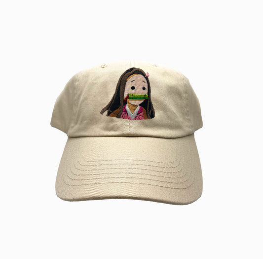 nezuko dirp demon slayer dad hat