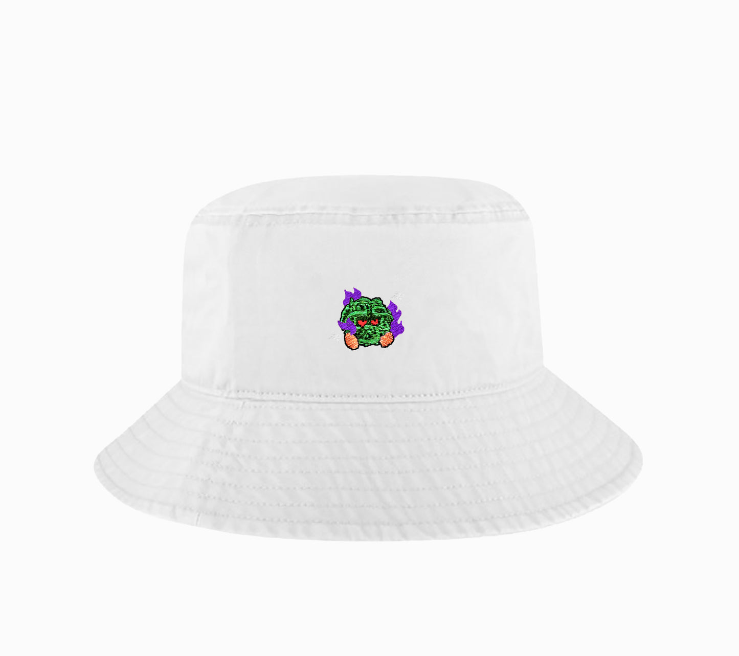 #0114 shadow shiny bucket hat