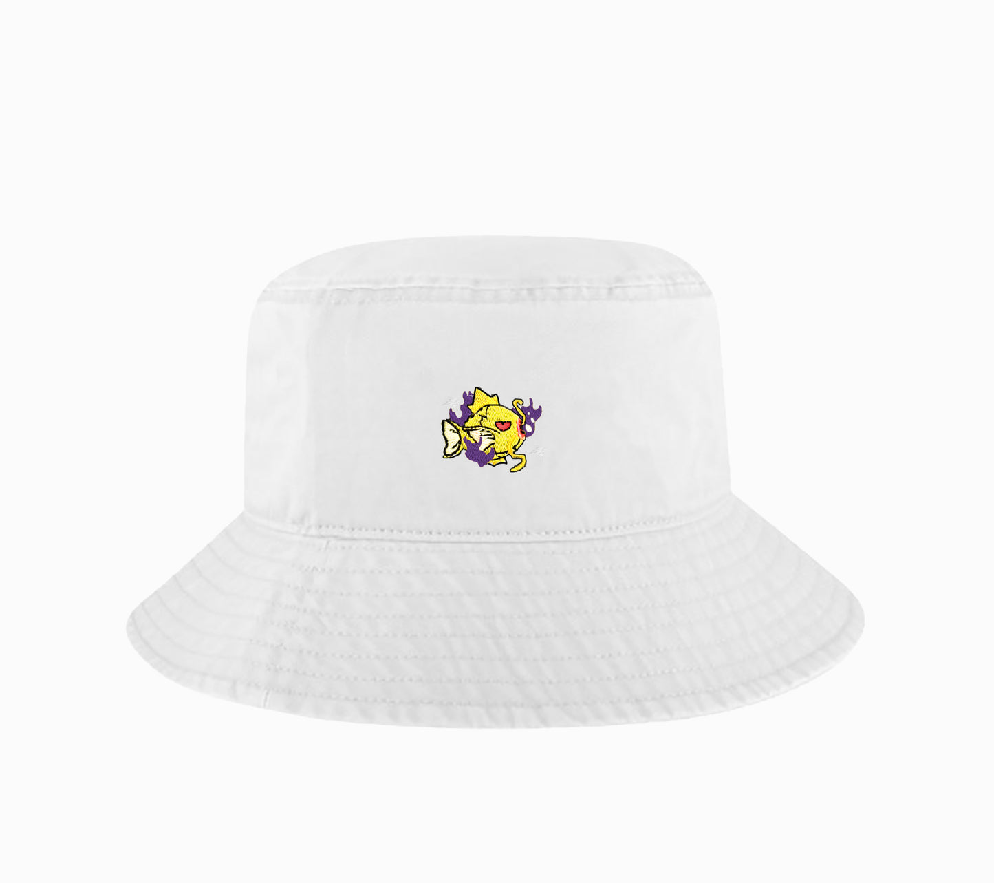 #0129 shadow shiny bucket hat