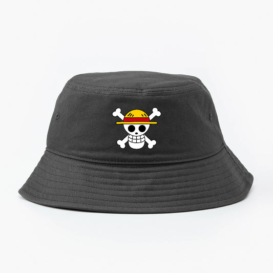 Straw Hat Pirates jolly roger bucket hat