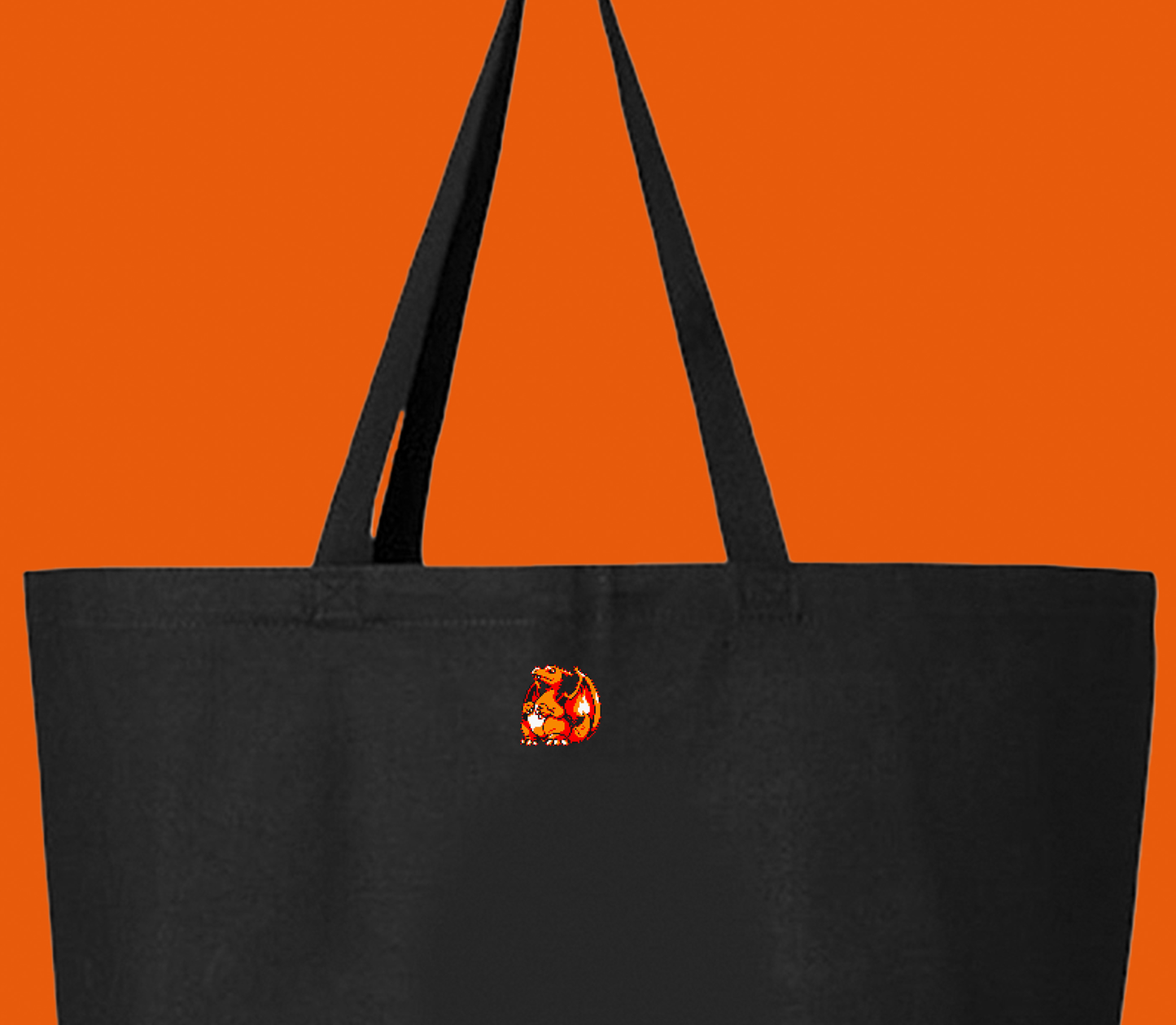 charizard sprite 1st gen tote bag