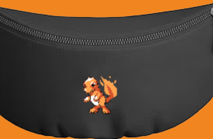 charmander sprite 1st gen fanny pack