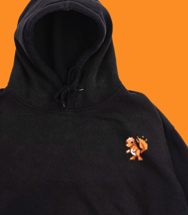 charmander sprite 1st gen hoodie