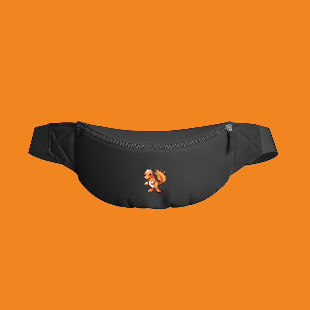 charmander sprite 1st gen fanny pack