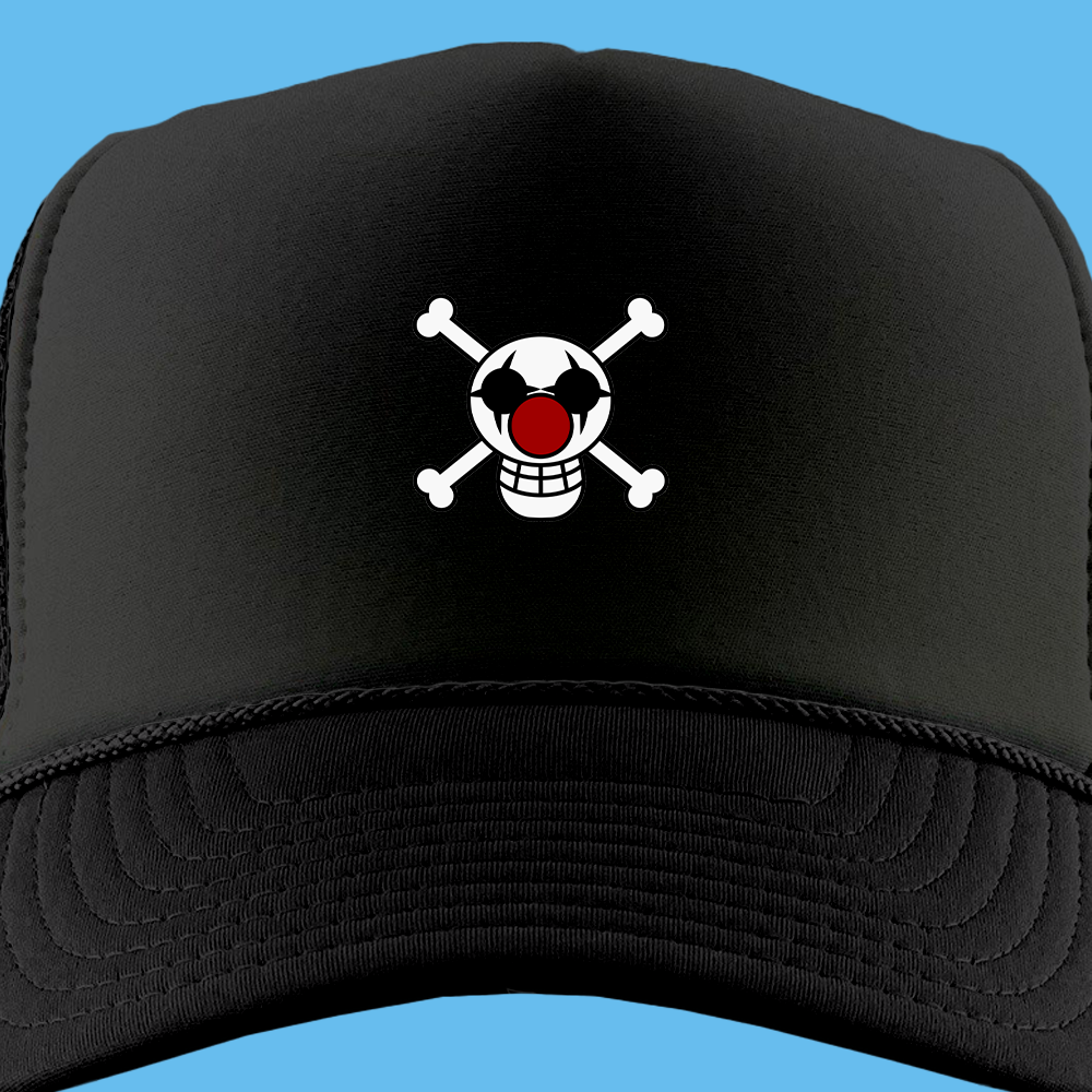 Buggy Pirates jolly roger foam trucker