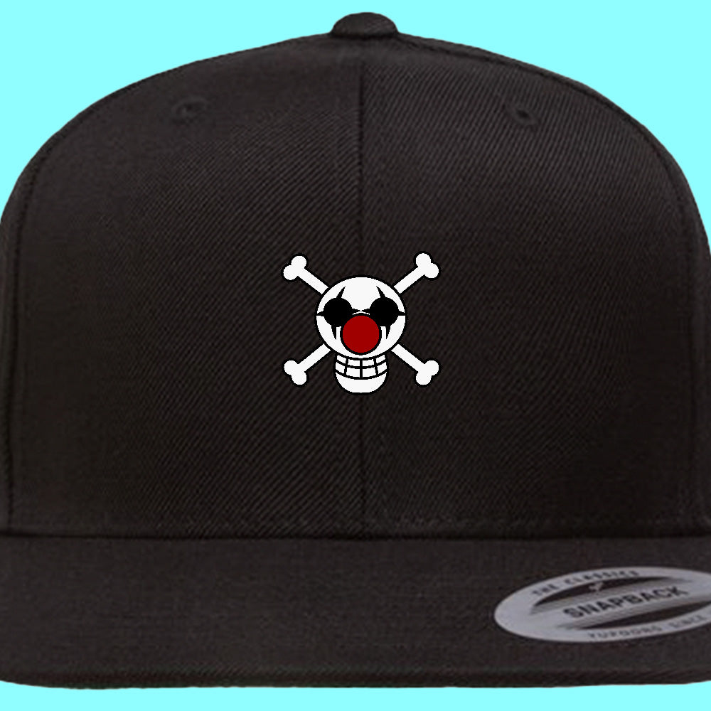 Buggy Pirates jolly roger snap back