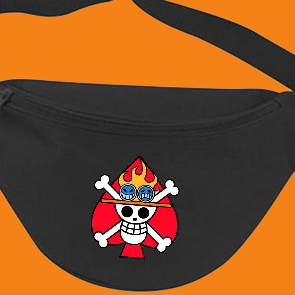 Spade Pirates jolly roger fanny pack