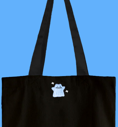 #0132 shiny tote bag