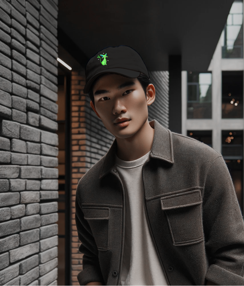 #0196 shiny dad hat