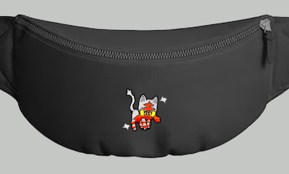 #0725 shiny fanny pack