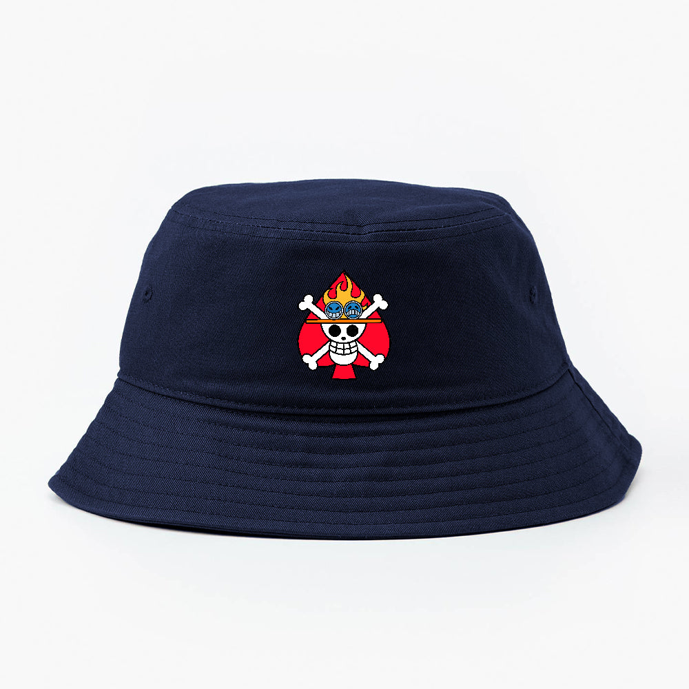 Spade Pirates jolly roger bucket hat