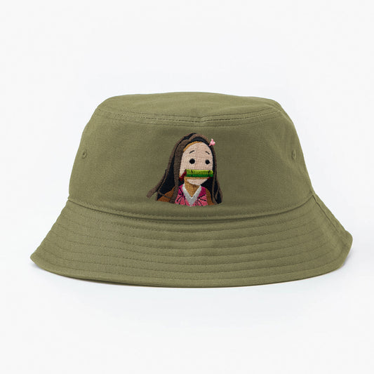 nezuko dirp demon slayer bucket hat