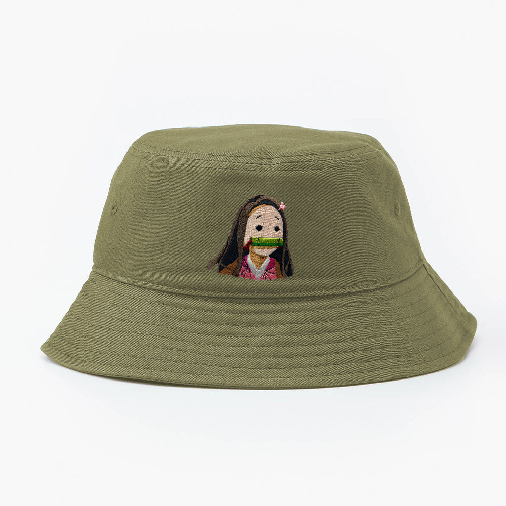 nezuko demon slayer bucket hat