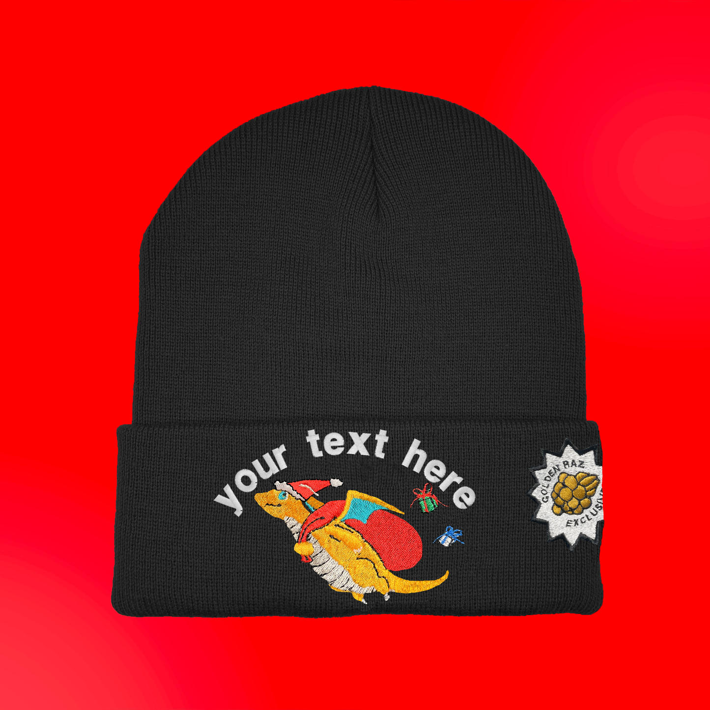 Dragonite Santa Exclusive Beanie.